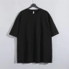 Verano nuevo cinco centellas manga camiseta de algodón hombro caído mujeres holgada manga corta color sólido peso libra camiseta ropa de clase personalizado publicidad Application Scenario